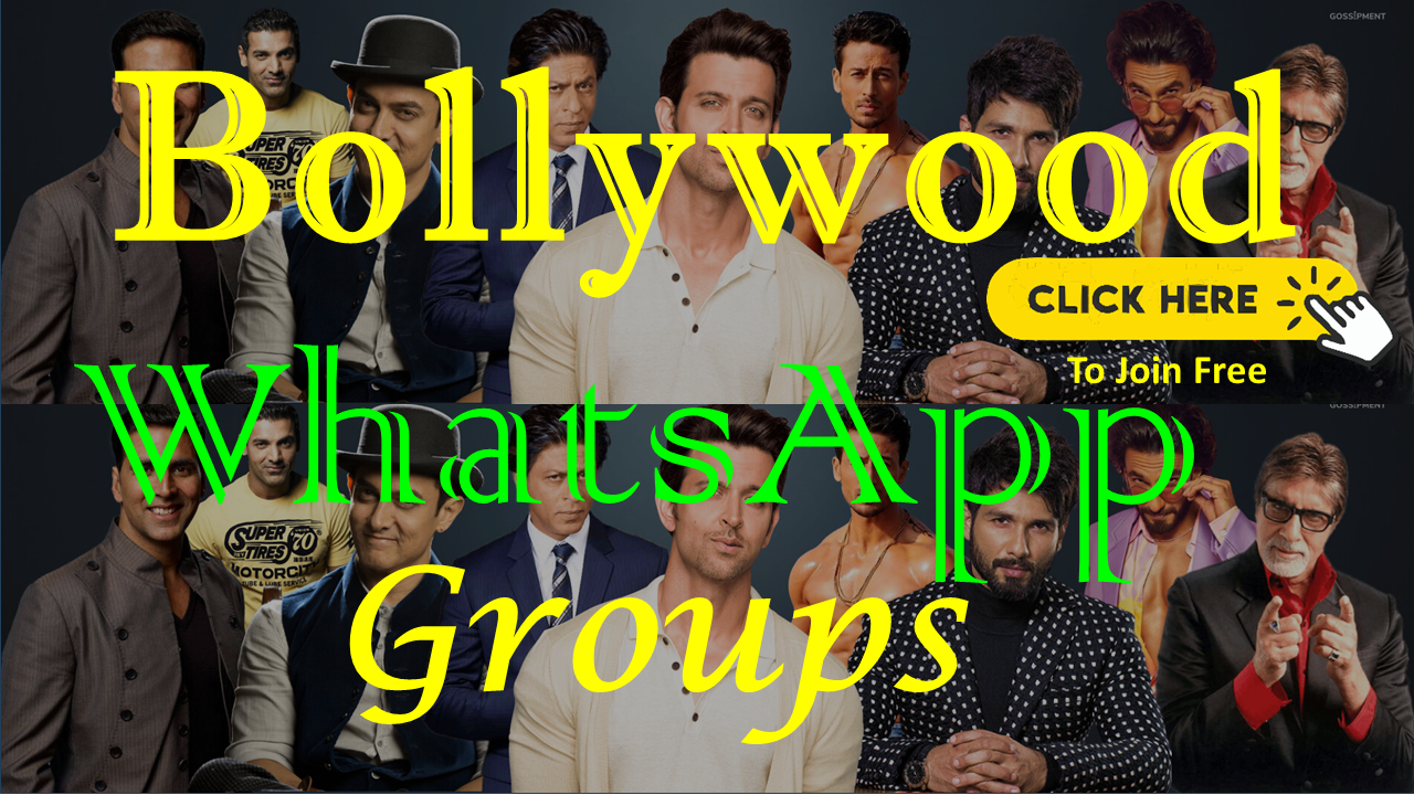 200+ Bollywood WhatsApp Groups Links to Join